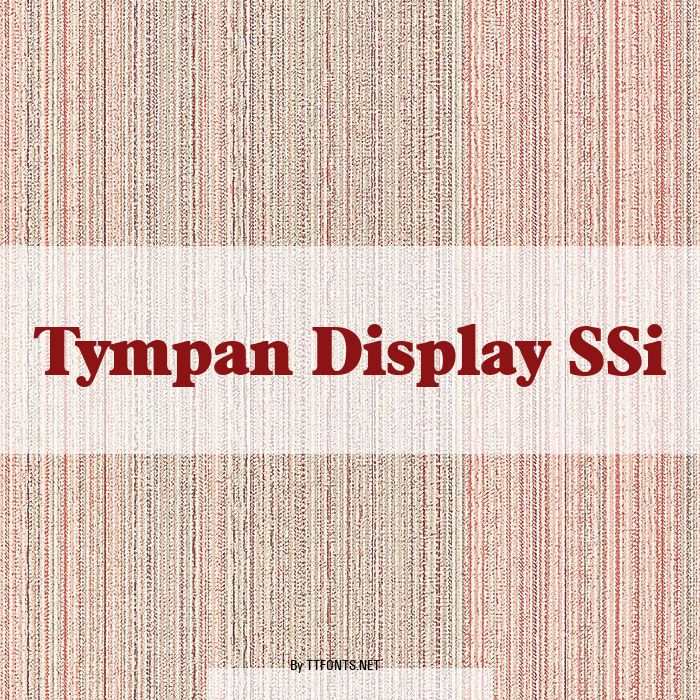 Tympan Display SSi example